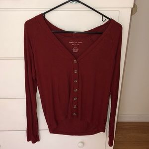 American Eagle Soft and Sexy Rib long sleeve